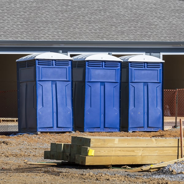 is there a specific order in which to place multiple portable restrooms in Mountain View